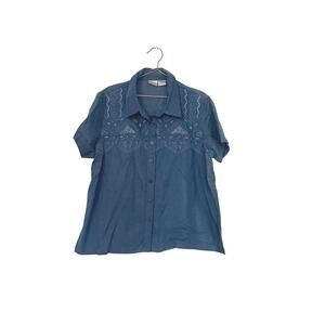 Blair boutique cotton denim embellished size XL